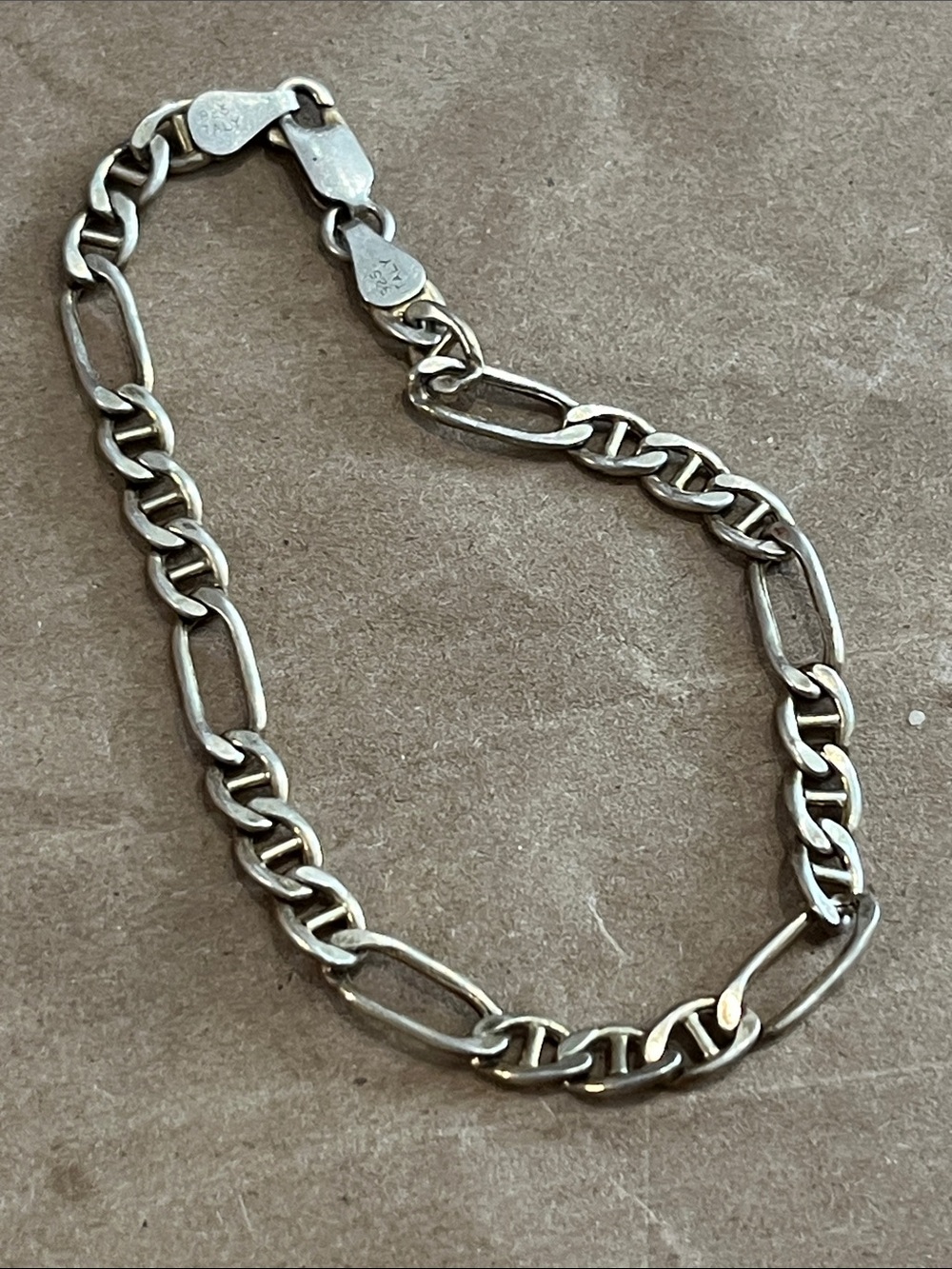 Danecraft vintage Sterling 925 Link Bracelet - Silver, marked - Picture 6 of 6